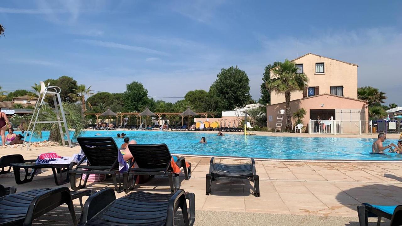Les Sables du Midi MobileHome 8P CLIM 4 étoiles Valras-Plage Esterno foto