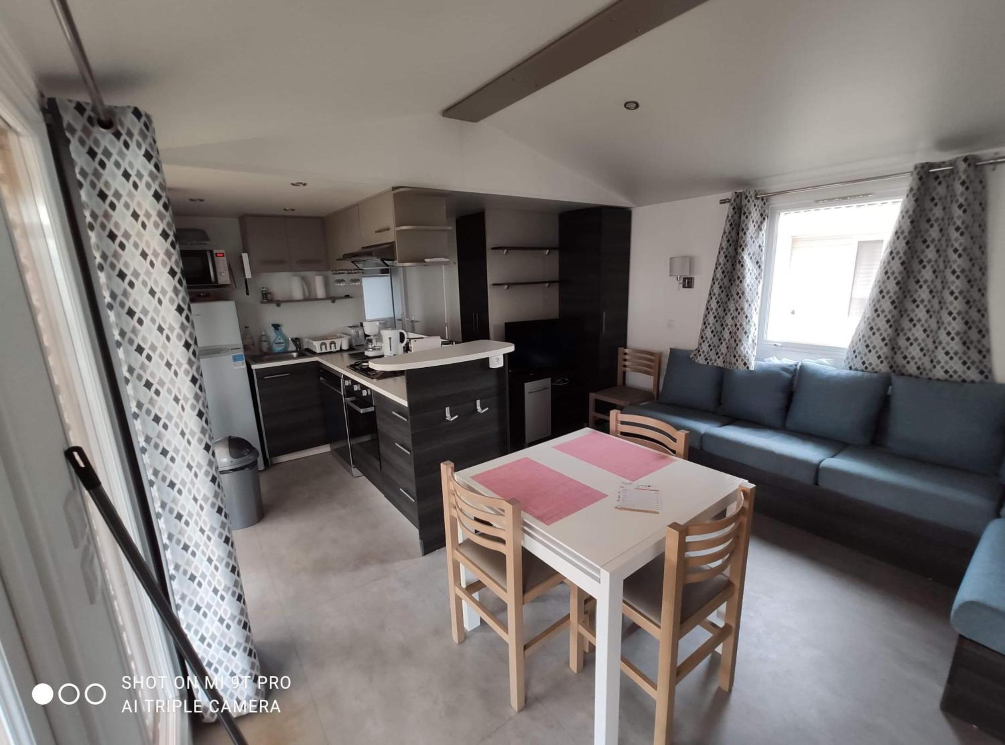 Les Sables du Midi MobileHome 8P CLIM 4 étoiles Valras-Plage Esterno foto
