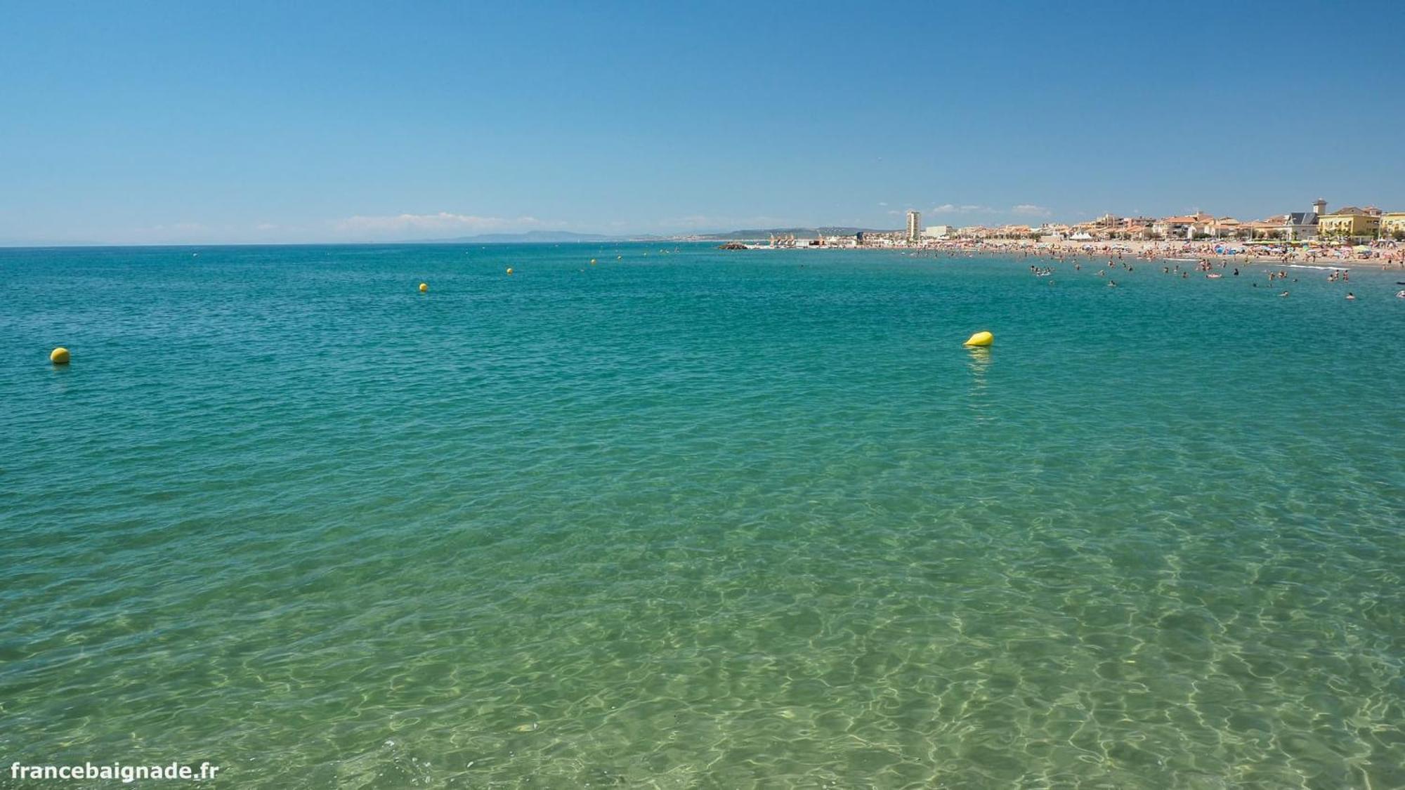 Les Sables du Midi MobileHome 8P CLIM 4 étoiles Valras-Plage Esterno foto